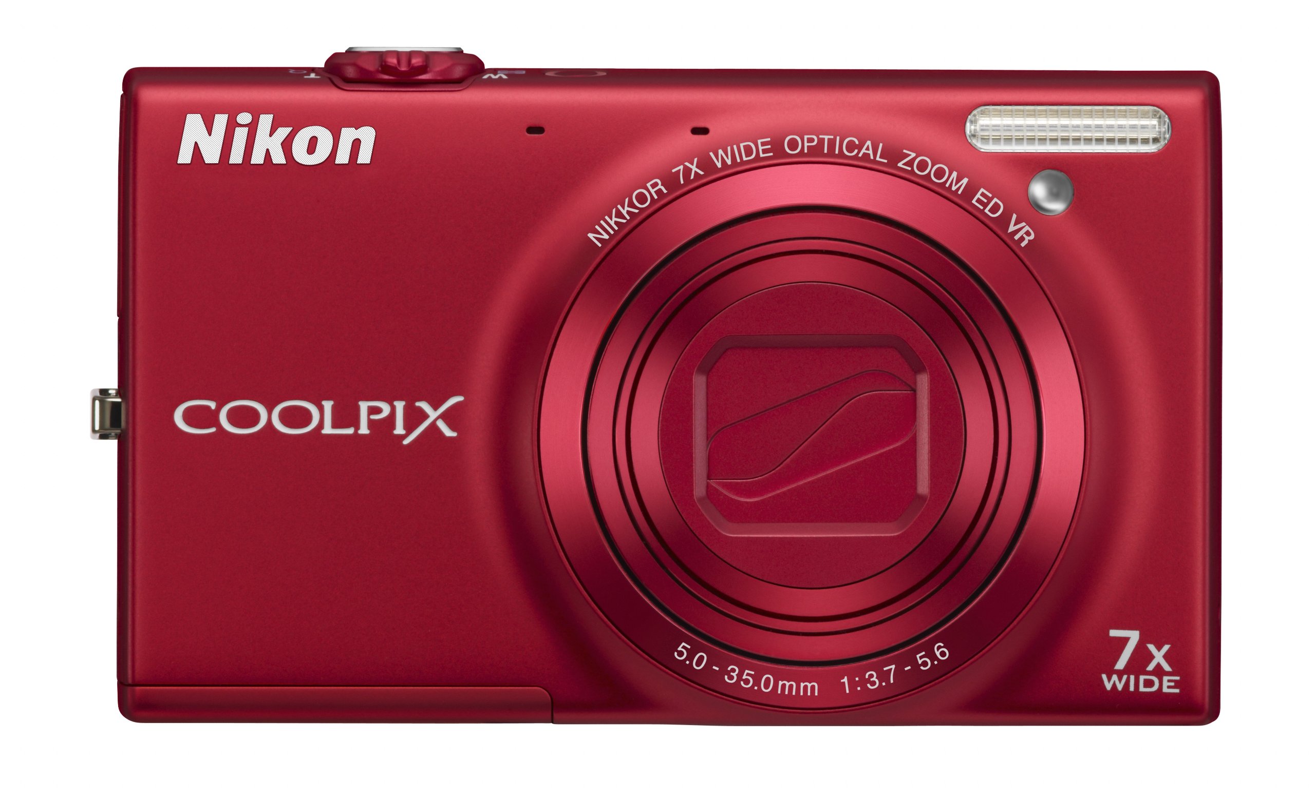【スマホ転送OK】ニコン Nikon COOLPIX S6100 レッド Nikon S6100 Coolpix Digital Camera - Red (16MP, 7x Optical
